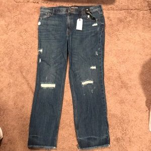 Express high waisted jeans